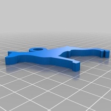Dobermann Schlüsselbund Schmuck angepasst Schlüsselanhänger 3d print model - Mito3D