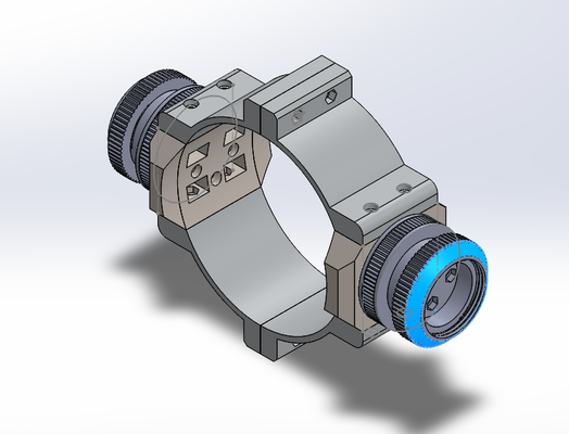 dobsoniano telescopio abrazaderas herramientas anillos cajero automático abra madera tubo trípode soportes 3d print model - Mito3D