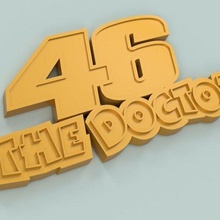 médico 46 gadget Valentino Rossi vr46 3d print model - Mito3D