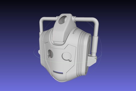 docteur cyberman casque 3d print model - Mito3D
