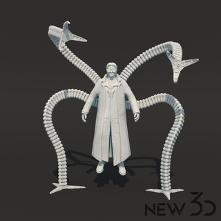 médico pulpo modelo 3d versión 2 Alfredo molina impresión hombre araña tobey maguire maravilla historietas 3d print model - Mito3D