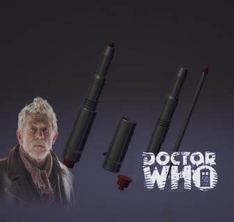 docteur sonique Tournevis guerre John blesser gadget Docteur Who tournevis 3d print model - Mito3D