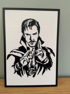 doctor strange marvel tables laminates paintings painting 3d print model - Mito3D