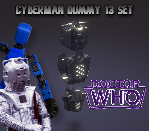 doctor who cyberman armours classic dummy 13 doctorwho armour dummy13 3D print model - Mito3D