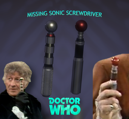 doctor who sonic screwdriver 3th jon pertwee missing doctorwho sonicscrewdriver 3d print model - Mito3D