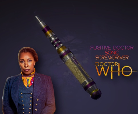 doctor who sonic screwdriver fugitive custom doctorwho sonicscrewdriver 3d print model - Mito3D