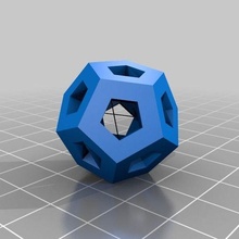dodecadhedron 50 customized math_art 3d print model - Mito3D