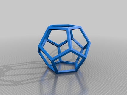 dodecaedro 3d impresión 3d print model - Mito3D