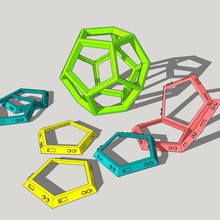 dodecahedron game 3d print model - Mito3D