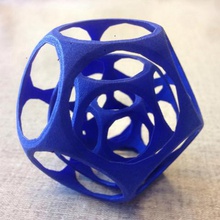 dodecahedron gyro sanat jiroskop 3d print model - Mito3D