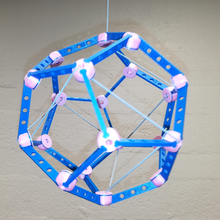 dodecahedron pedagojik uzanıyordu sanat pedagoji platonik katı matematik sanatı 3d print model - Mito3D