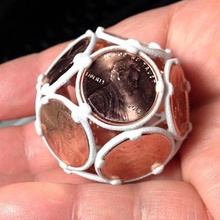 dodecahedron penny ball game 3d print model - Mito3D
