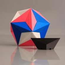 dodecahedron art gomtrique sculpture 3d print model - Mito3D