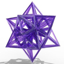 dodekaeder estrelas arte 3d print model - Mito3D