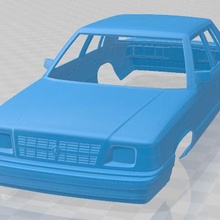 esquiva Áries sedan 1988 imprimível corpo carro jogos fenda escalextrico Tamiya rc miniz passatempo micro 3d print model - Mito3D
