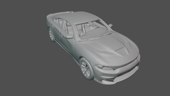 Esquive challenger hellcat enfer chat sports 2022 2023 voiture véhicule courses 3d impression modèle 3d print model - Mito3D