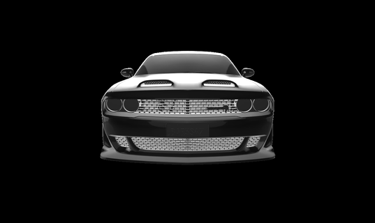 Esquive challenger srt hellcat 2023 auto voiture voitures 3d print model - Mito3D