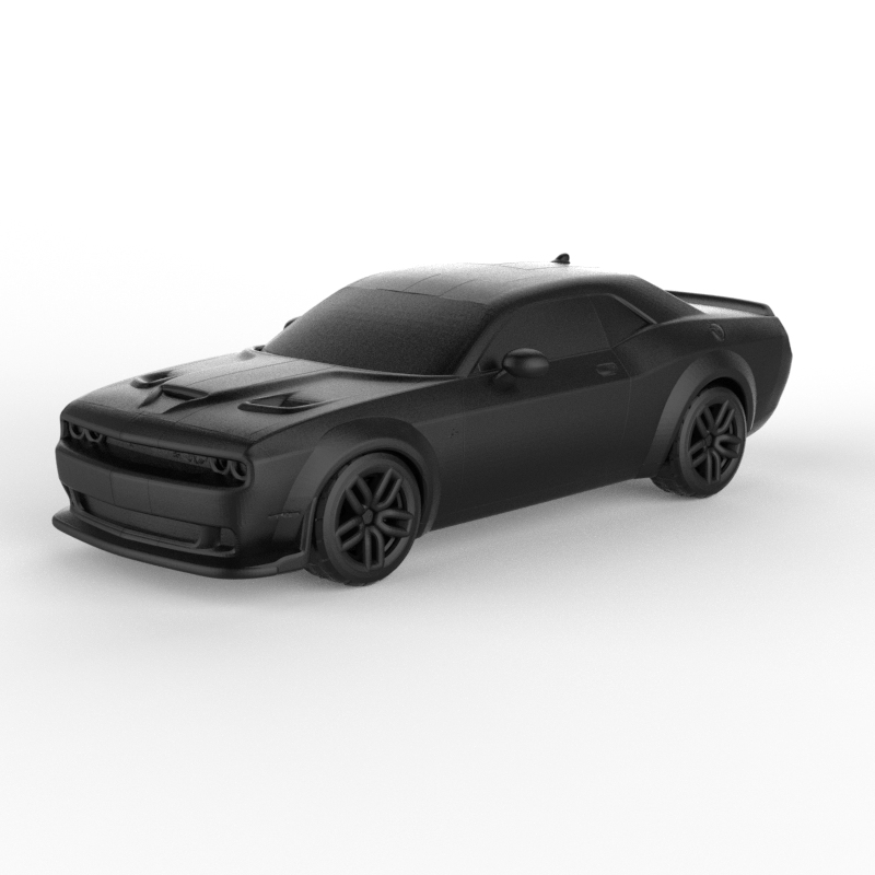 esquivar desafiador srt Hellcat cuerpo ancho 2018 pre supported fundido presión miniaturas modelos escala coleccionables 1 32 43 64 76 87 coches precisión soportado pasatiempo diorama vehiculos detallando coleccionistas automobilia personalizado 3D print model - Mito3D