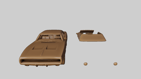 atlatmak şarj cihazı 1969 chevy mopar v8 meydan okuyan 440 büyük blok kas sıcak çubuk Camaro mustang Plymouth araç araba Hemi 3d print model - Mito3D