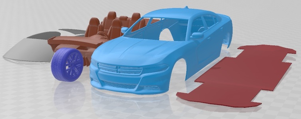 esquive chargeur 2015 imprimable voiture jeu fente scalextric tamiya rc miniz loisir micro moulé pression 3d print model - Mito3D