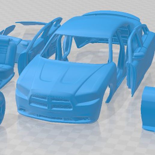 esquivar cargador lx 2011 imprimible coche vehiculo 3D print model - Mito3D