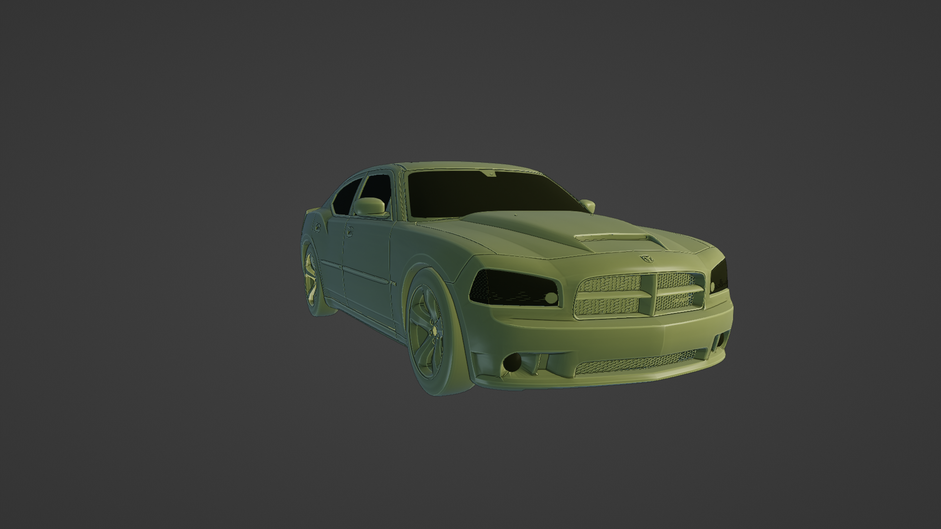 dodge charger srt Various 392 sedan sport usa muscle american detailed fast high car 2005 2006 3D print model - Mito3D