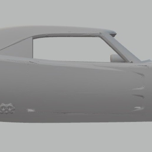 dodge daytona imprimable corps de la voiture jeu jannie fente le système scalextric sport tamiya rc 3D print model - Mito3D