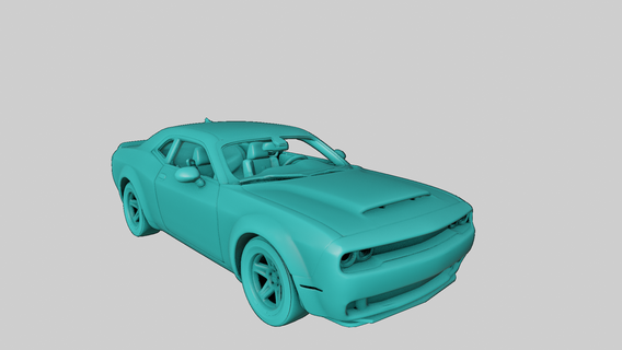 esquiva dmn 2018 carro esporte luxo corrida corpo detalhado 3d print model - Mito3D