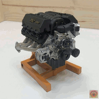 dodge hemi 392 - engine hellcat challenger srt r demon charger muscle car 3d print model - Mito3D