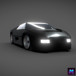 dodge m4s turbo interceptor wraith phantom Game the 3d print model - Mito3D