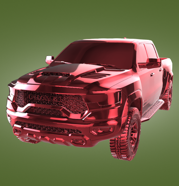 esquivar RAM 1500 trx automóvil coche vehiculo vehículo reunión carrera Deportes derby turbo superior velocidad 3D print model - Mito3D