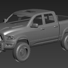 dodge ram axial 4x4 architecture rc4wd traxxas scx rc body jeep gladiator salebulding 3d print model - Mito3D