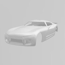 dodge viper defender movie car 1 24 & 25 scale art modelling parts rc 3d print model - Mito3D