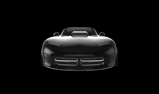 dodge viper gts auto car cars 3d print model - Mito3D