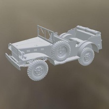Esquive wc56 militaire commander voiture 1 16 Jeu wc 57 jeep Willys gué m201 jerrycan Etats Unis réservoir rc modèle 3d print model - Mito3D