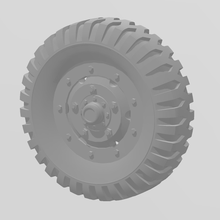 dodge wheel 1 35 wheels model ww2 ww war wwii 3d print model - Mito3D