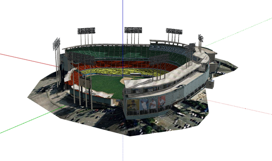 Dodger Stadion 3d print model - Mito3D