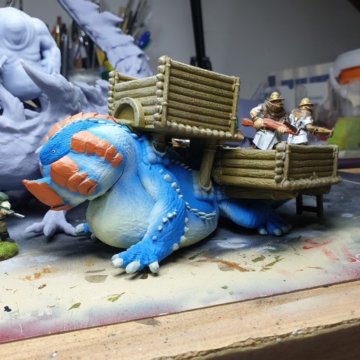 dodogama game monster hunter dragon 3D print model - Mito3D