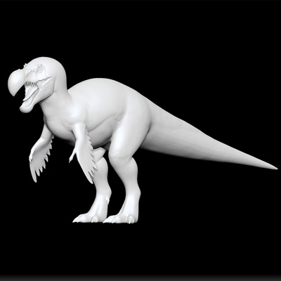 dodorex sanat sıra ölçek model inanılmaz hayvan kraliyet güzellik güzel parlak telif hakkı 3d print model - Mito3D