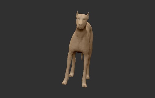 dog cane giocattolo animale 3d print model - Mito3D