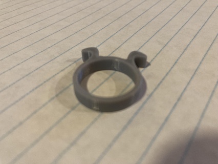 dog ear Ring Tier Mode 3d print model - Mito3D