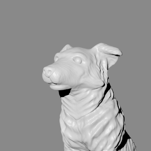 chien divers chiens les oursons animal de compagnie sculpture d'un terre-à-terre petit 3D print model - Mito3D