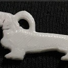 köpek takı kolye anahtar halkası 3d print model - Mito3D