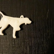 cão jóias pingente anel de chave 3d print model - Mito3D