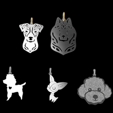 dog dogs zoo pendant jewellery jewel stl 3d print model - Mito3D