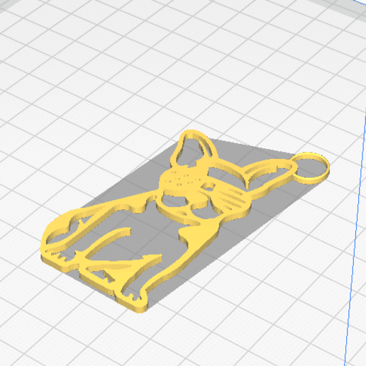 perro colgante 3D print model - Mito3D