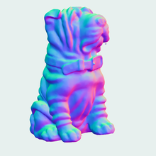 chien décoration ornement 3d print model - Mito3D