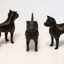 Hund Kunst Tier Haustier 3d print model - Mito3D