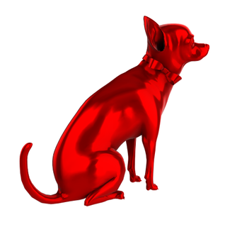 chien animal sculpture figure 3d print model - Mito3D