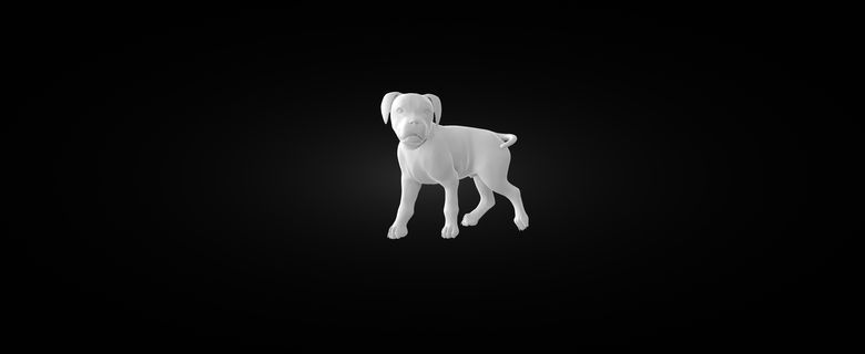 chien animaux l'amour famille 3d print model - Mito3D